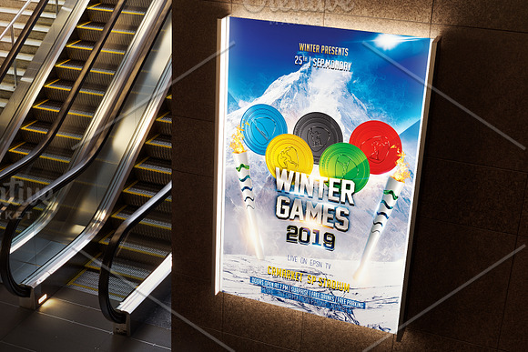 Winter Games in Flyer Templates - product preview 1