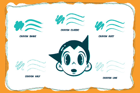 Adobe Illustrator Crayon Brushes in Add-Ons - product preview 1