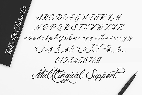 Maryatha SVG Font in Chalkboard Fonts - product preview 5