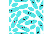 Funny probiotics bacteria family