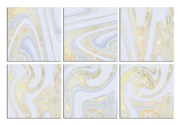 Gold Marble Iridescent Textures in Textures - product preview 9