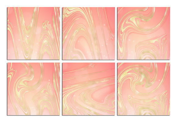 Gold Marble Iridescent Textures in Textures - product preview 21