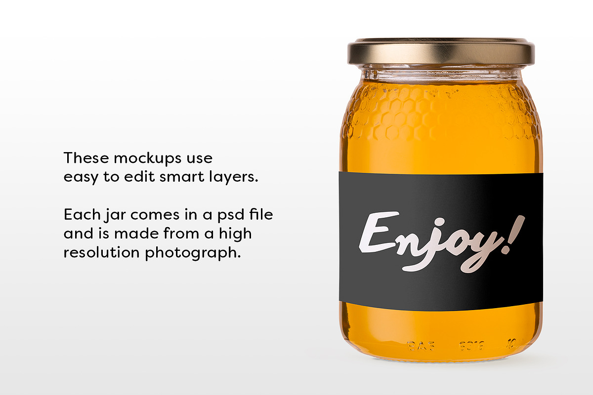 Download Honey Jar Mockups | Creative Product Mockups ~ Creative Market
