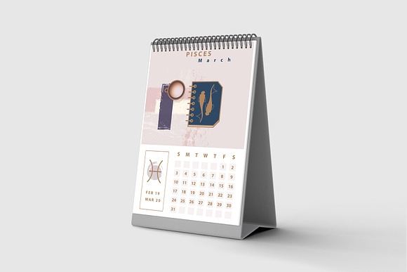 Astrology Calendar Templates in Stationery Templates - product preview 5