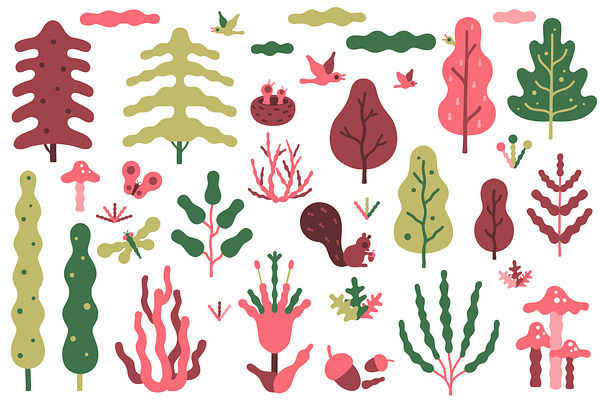 33 Forest Elements