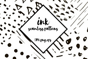 Ink seamless patterns