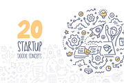 20 Startup Doodle Concepts