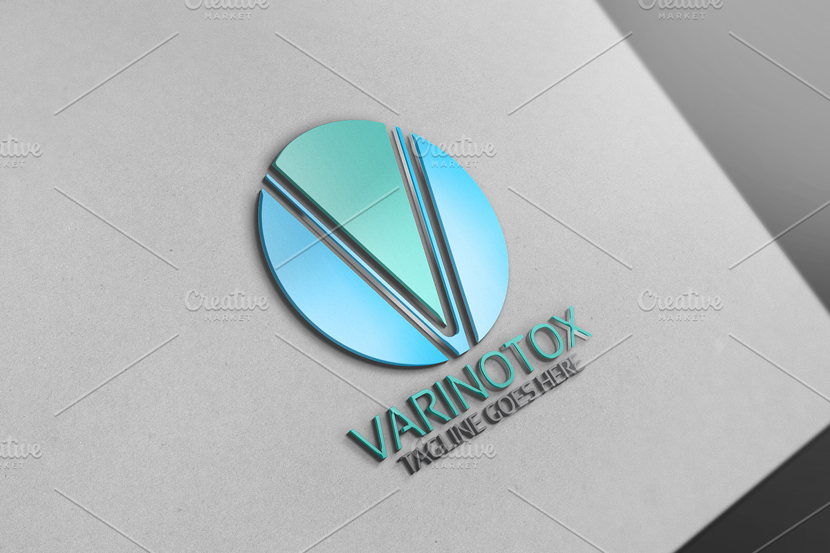 V Letter Logo in Logo Templates - product preview 8