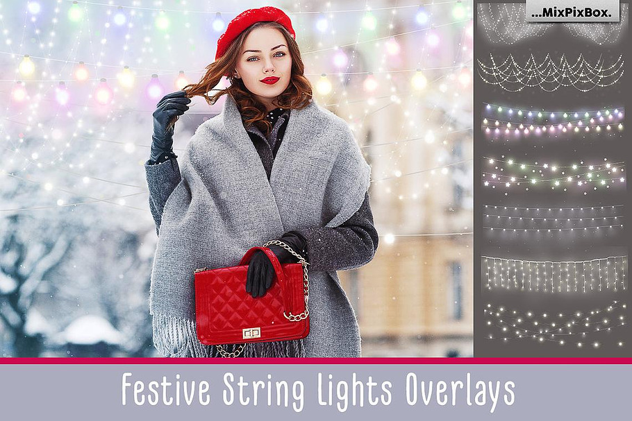 Festive String Lights Overlays in Add-Ons - product preview 8
