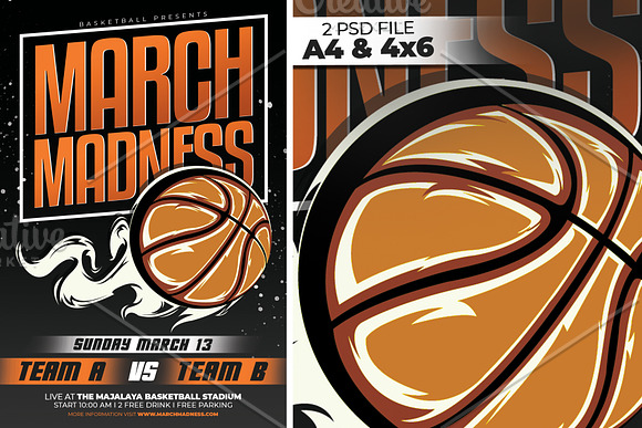 March Madness Flyer in Flyer Templates - product preview 1
