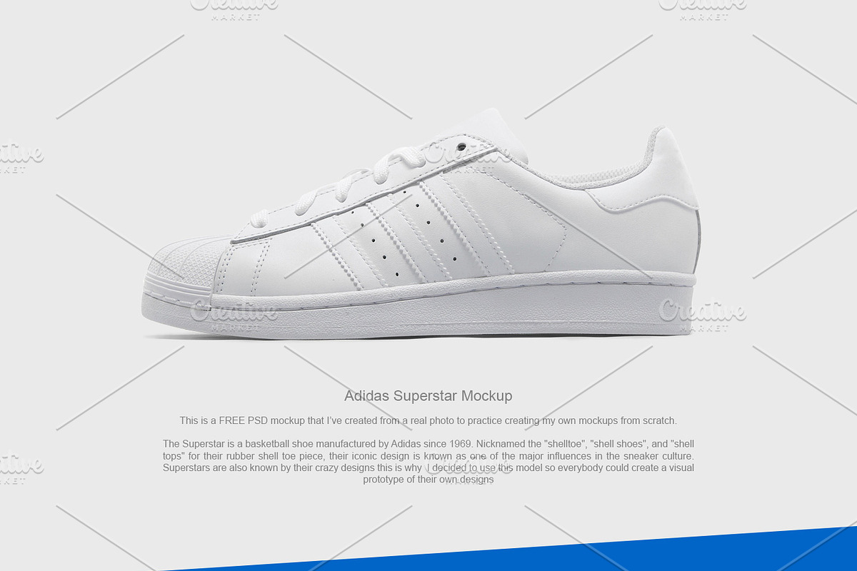 Adidas Superstar Mockup in Product Mockups - product preview 8