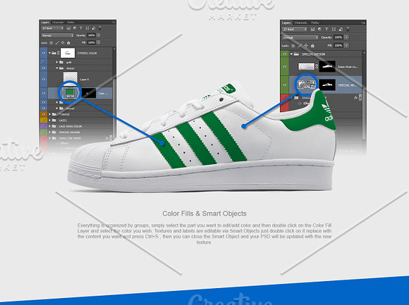 Adidas Superstar Mockup in Product Mockups - product preview 1