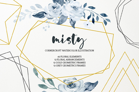 Watercolor Illustration Misty in Illustrations - product preview 2