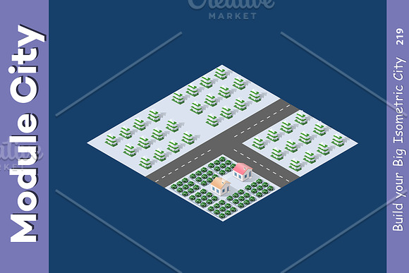 City isometric constructor in Illustrations - product preview 4