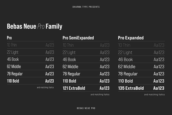 Bebas Neue Pro - SmE Family in Sans-Serif Fonts - product preview 7