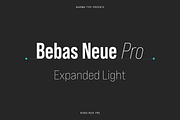 Bebas Neue Pro - Exp Light