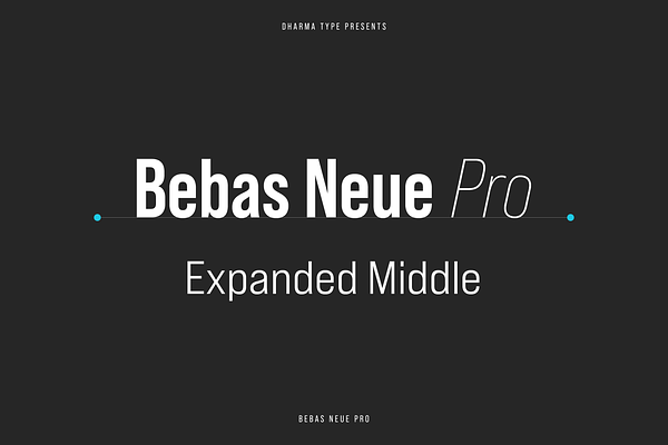 Bebas Neue Pro - Exp Middle