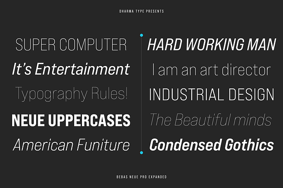 Bebas Neue Pro - Exp Middle in Sans-Serif Fonts - product preview 4