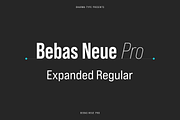 Bebas Neue Pro - Exp Regular