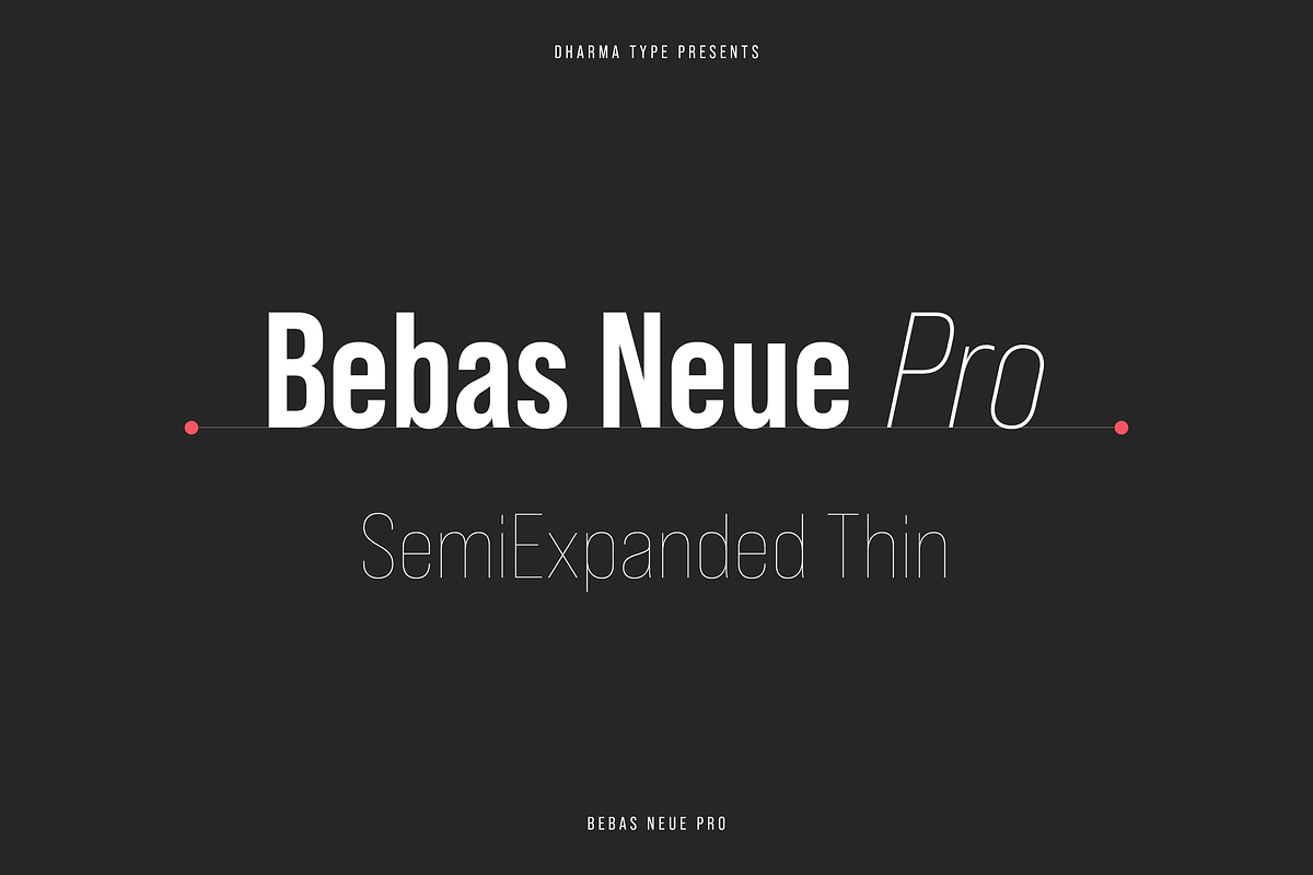 Bebas Neue Pro - SmE Thin in Sans-Serif Fonts - product preview 8