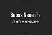 Bebas Neue Pro - SmE Middle