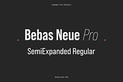 Bebas Neue Pro - SmE Regular
