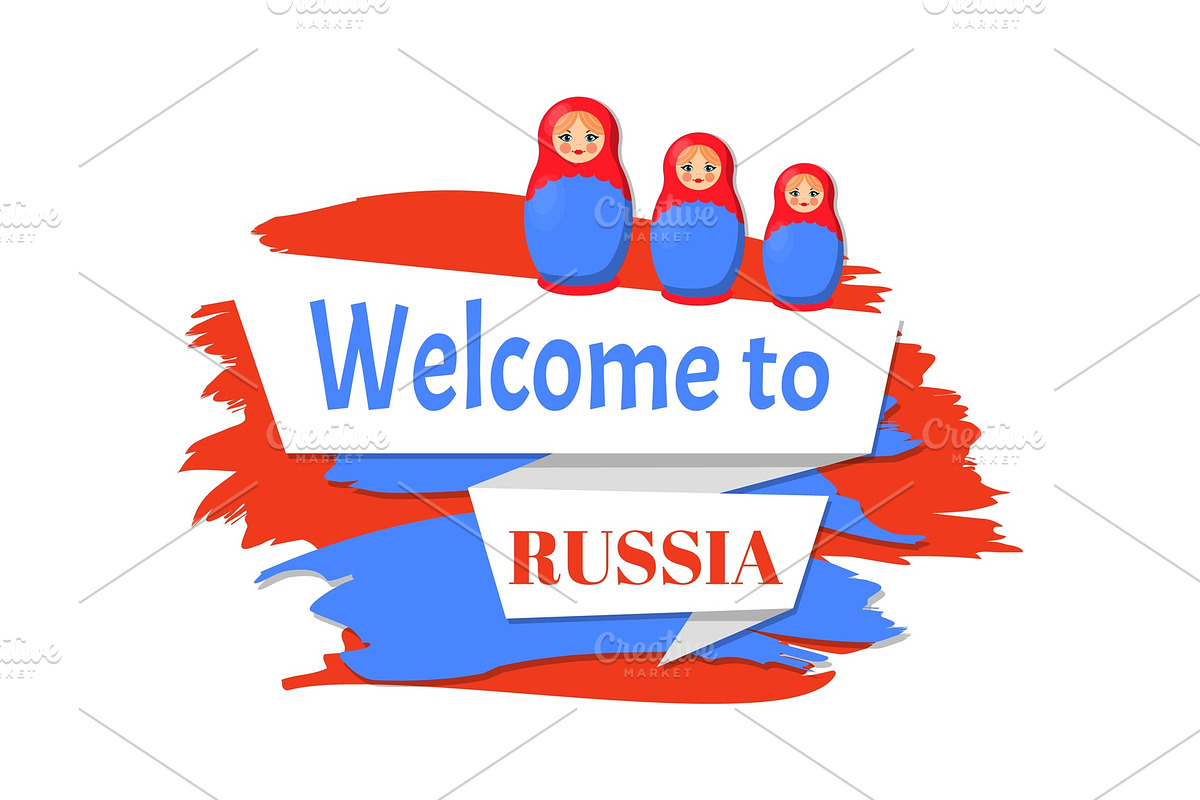 Welcome to Russia Patriotic Color in Objects - product preview 8