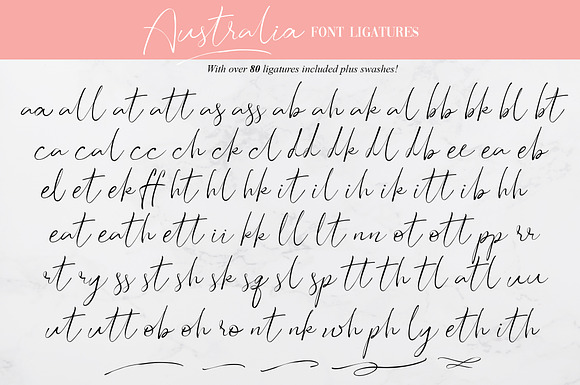 Australia Script Font in Twitter Fonts - product preview 6