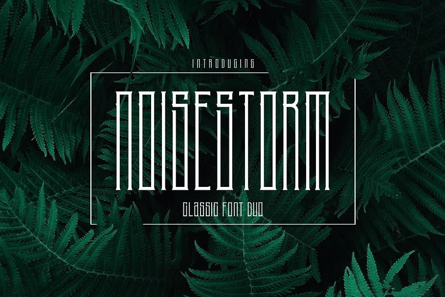 NoiseStorm Font Duo in Slab Serif Fonts - product preview 8