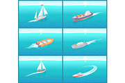 Water Transport Sailing Ship Variety