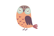 Cute Owlet, Adorable Owl Bird with