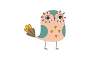Cute Funny Owlet, Adorable Owl Bird