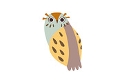 Cute Adorable Owl Bird Cartoon
