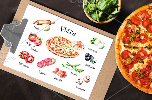 Pizza in Illustrations - product preview 2