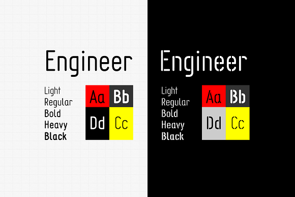 Engineer - 10 fonts in Sans-Serif Fonts - product preview 3
