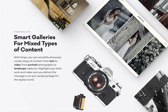 Fargo – A Charming Photography Theme in WordPress Photography Themes - product preview 2