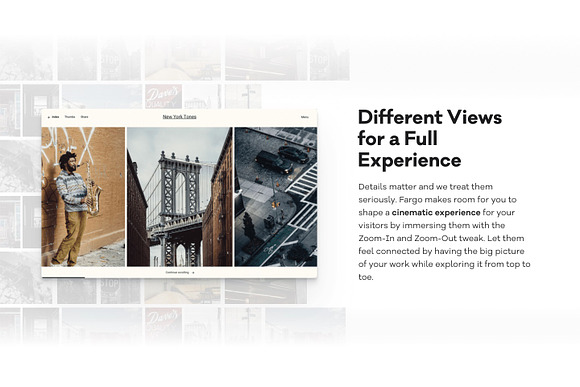 Fargo – A Charming Photography Theme in WordPress Photography Themes - product preview 3