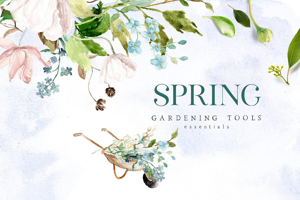 Hello Spring - Gardening Graphics in Objects - product preview 8