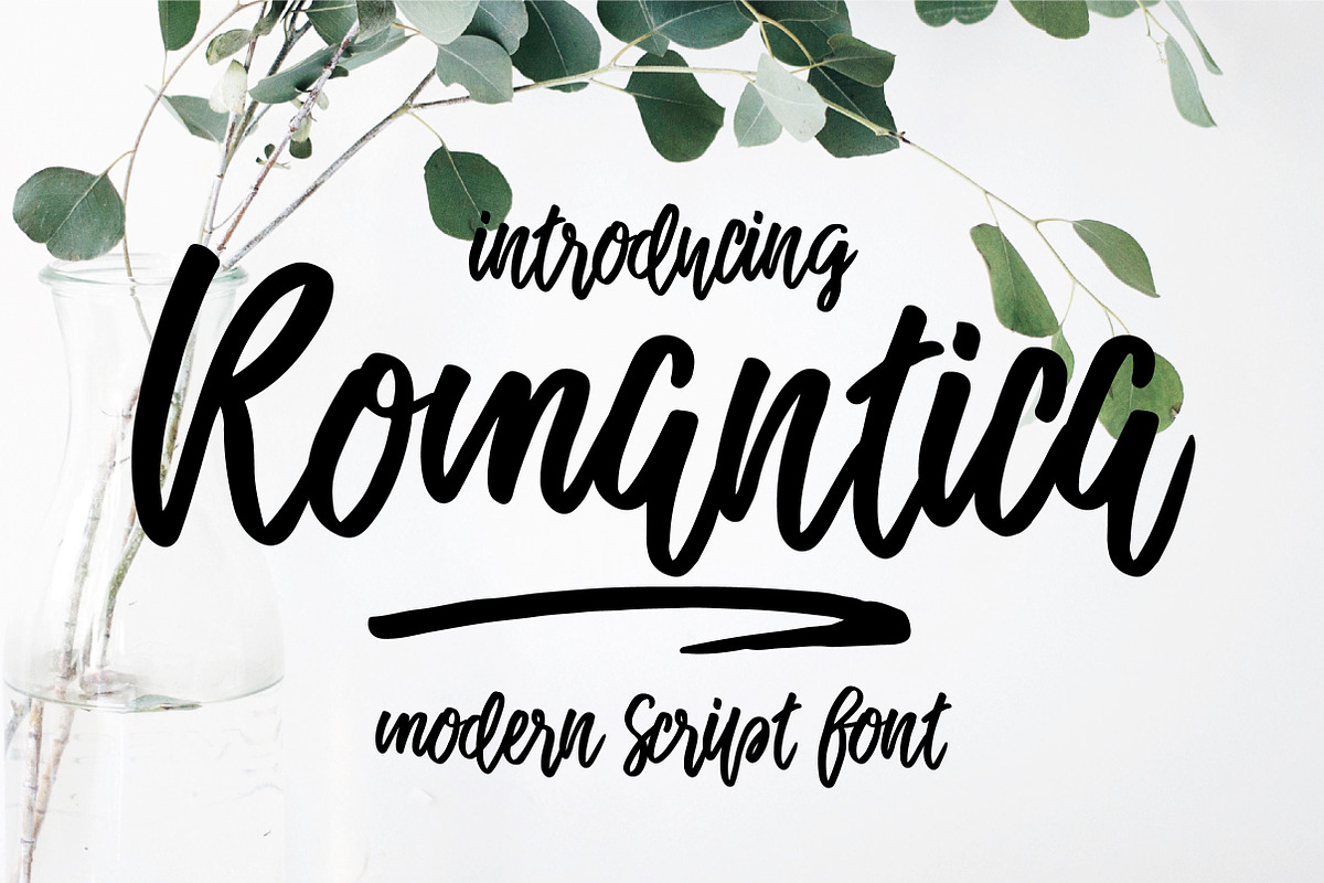 Romantica Script in Script Fonts - product preview 8