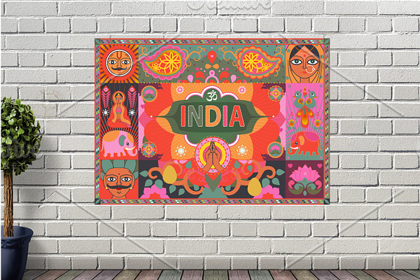 INDIA poster A0+A1
