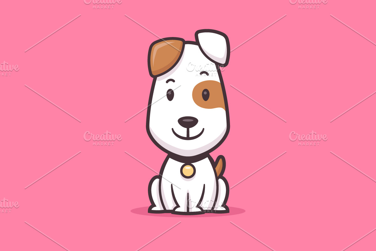 Cute Puppy in Illustrations - product preview 8