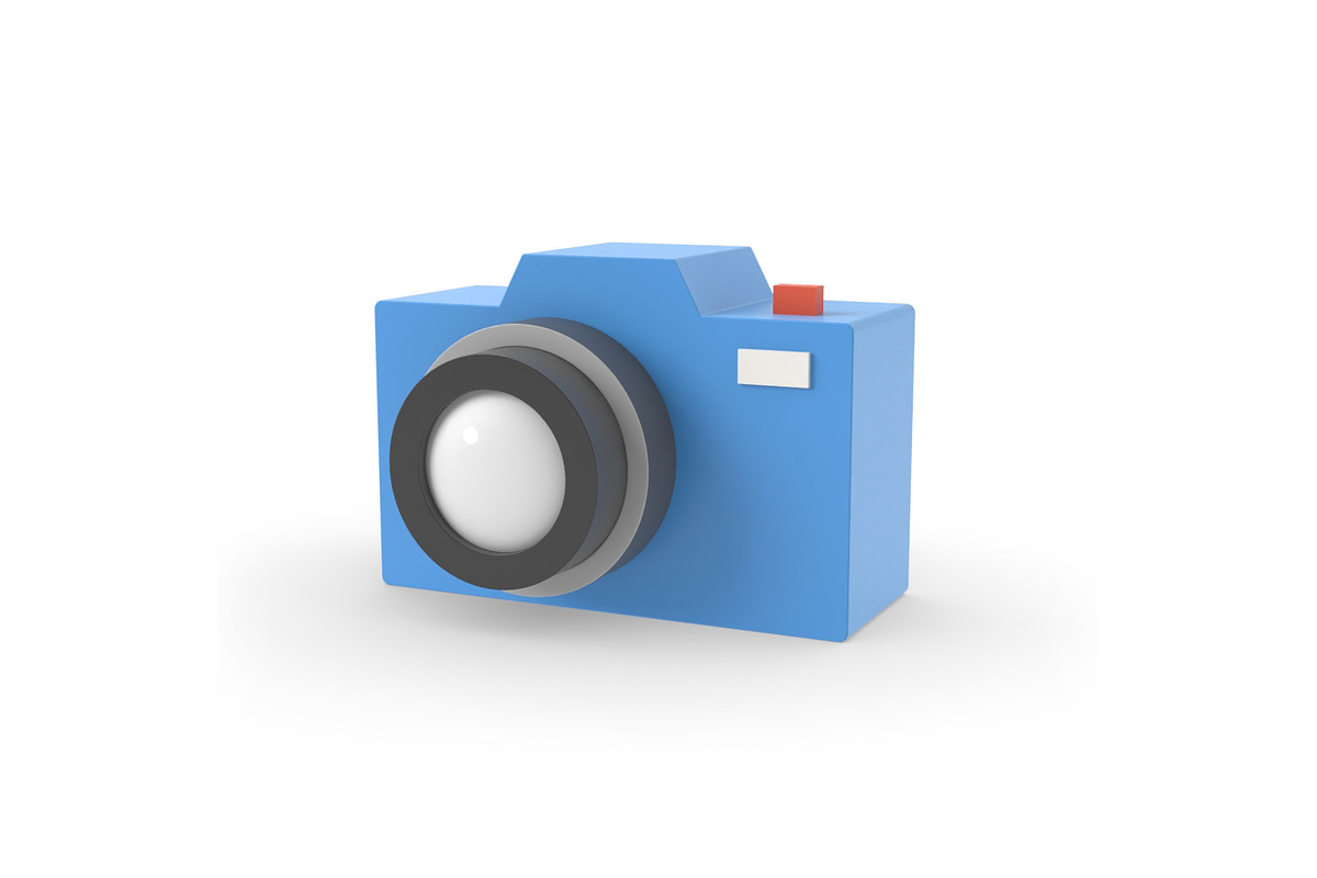 Camera simple design graphic cartoon in Electronics - product preview 8