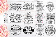 Bible Verses Bundle - Faith SVG Cut
