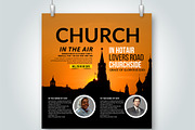 Church Flyer Template/ Square Shape
