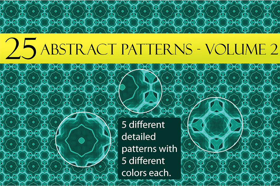 25 Abstract Patterns - Vol 2