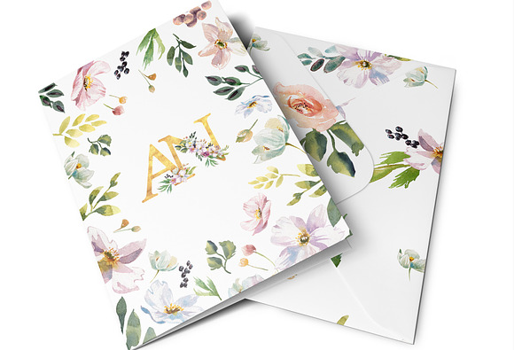 Golden summer flowers in Illustrations - product preview 7