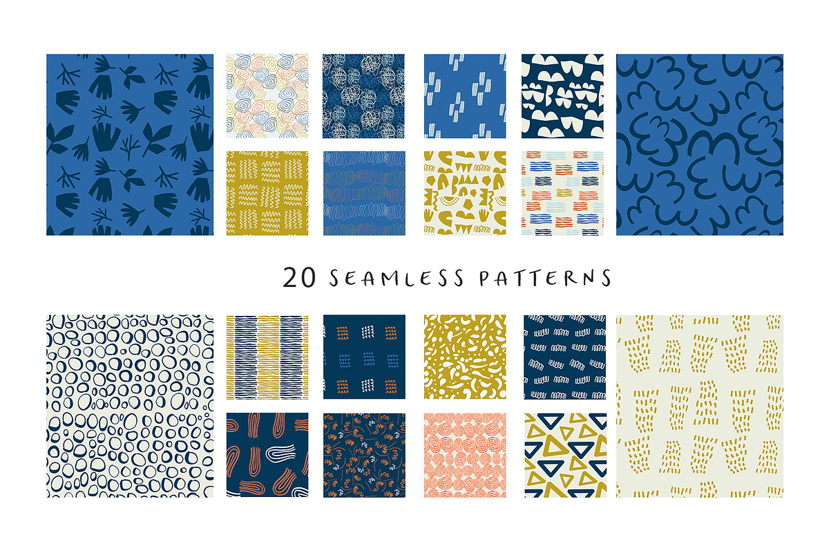 Modern Shapes Patterns & Artboards in Patterns - product preview 8