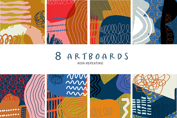 Modern Shapes Patterns & Artboards in Patterns - product preview 1