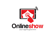 Online Live Show Logo Template