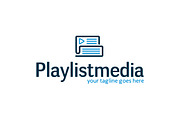 Play List Media Logo Template